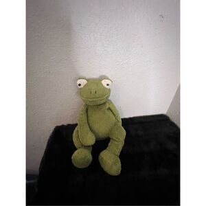 Jellycat Bashful Frog Plush Green Medium Retired Lovey Stuffed Animal